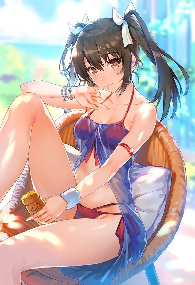 【二次】片膝上げ・立て膝の女の子画像スレ その11